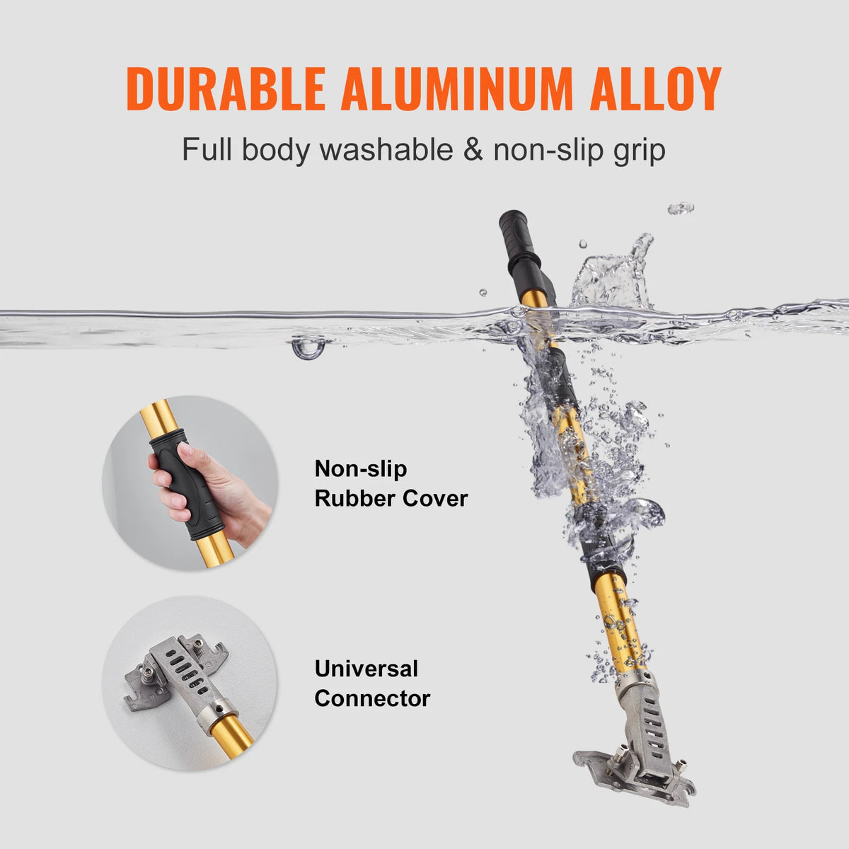 Drywall Flat Box Handle, 40 to 64 in - Adjustable Aluminium - view 5