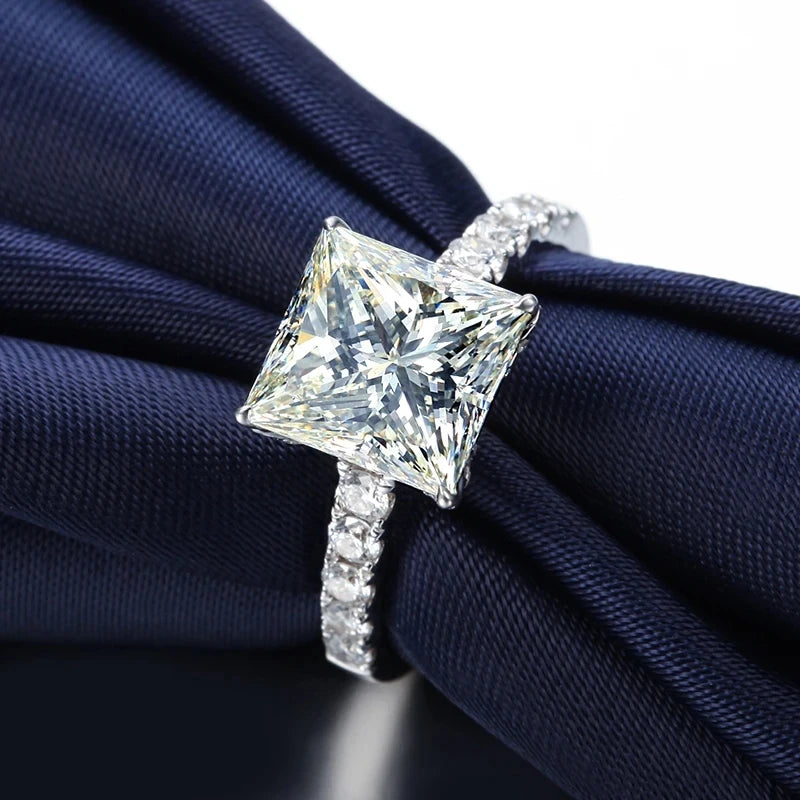 Cubic Zirconia White Gold Ring for Women - Bridal & Wedding