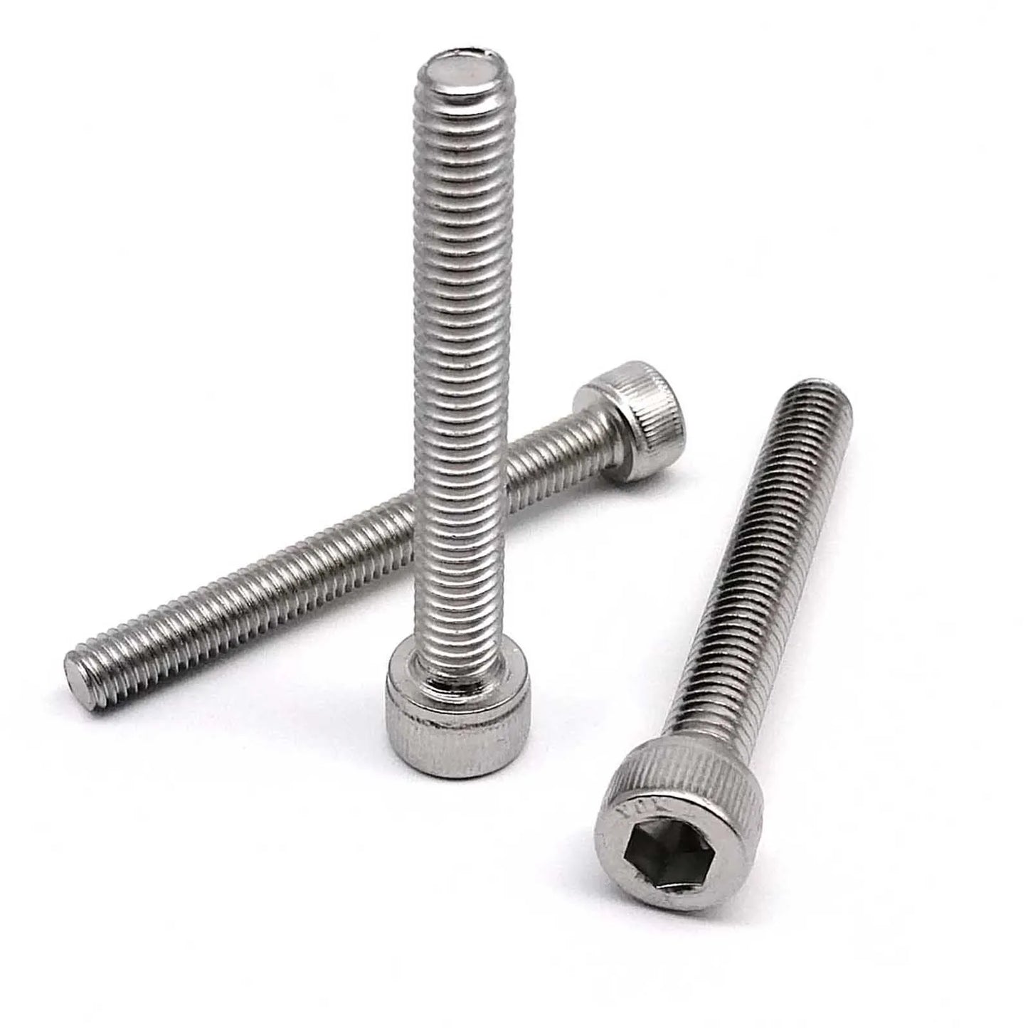 M2 M2.5 M3 M3.5 M4 M5 M6 M8 Over Ultra Long 200mm 304 A2-70 Stainless Steel DIN912 Allen Hexagon Hex Socket Head Cap Bolt Screw