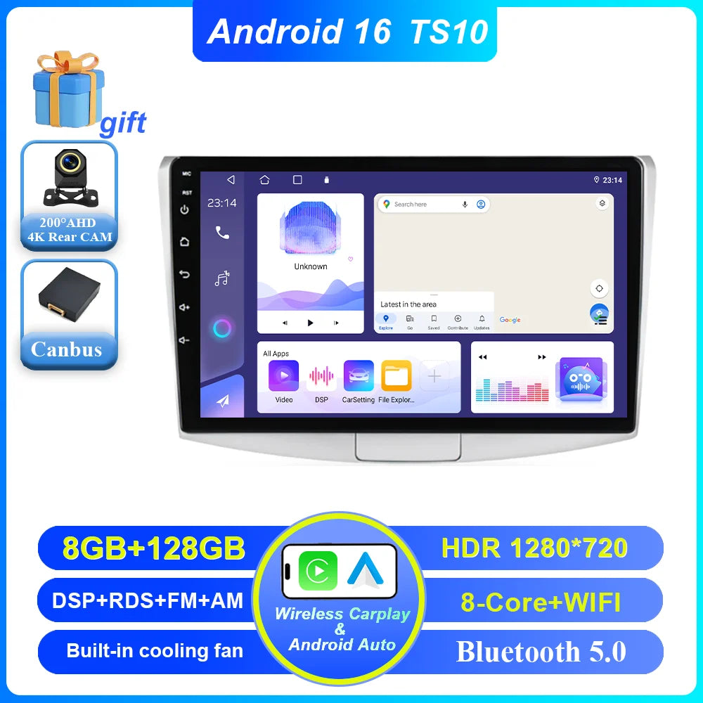 Car Stereo with Apple CarPlay & Android Auto, Compatible with VW Passat B6 B7 & CC