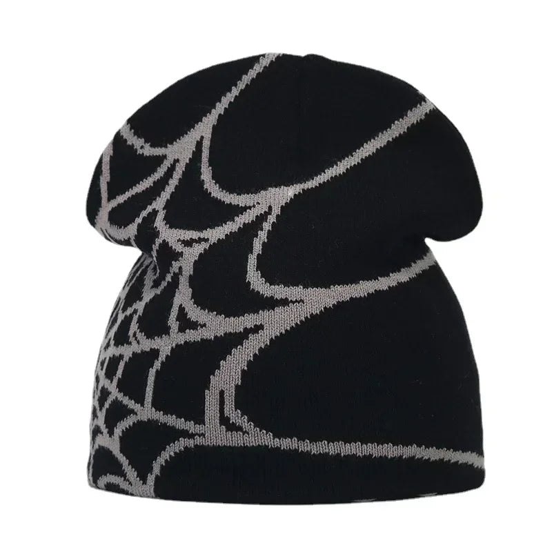 Y2K Letter Knit Beanie, Warm Ski Hat