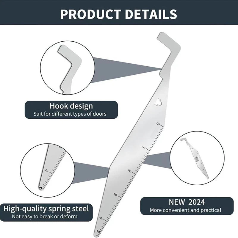 Multi-Purpose Heavy Duty Pry Bar Stainless Steel Mini Portable Emergency Rescue Tool for Firefighter Home Car Repair