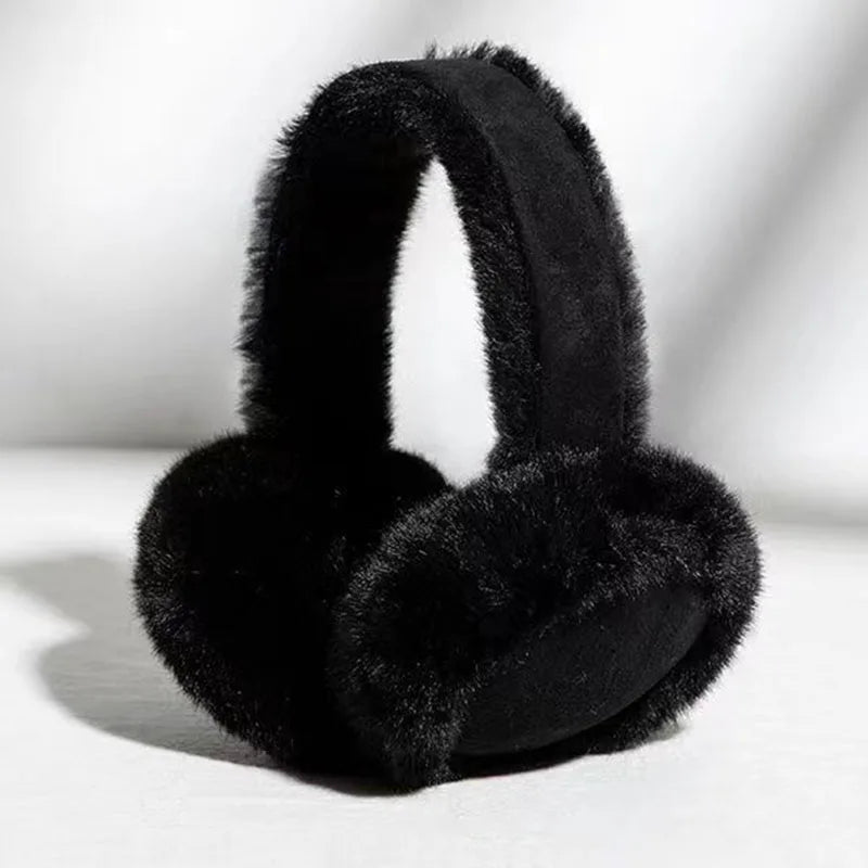 Faux Suede Plush Earmuffs - Classic Winter Ear Warmers - photo 8