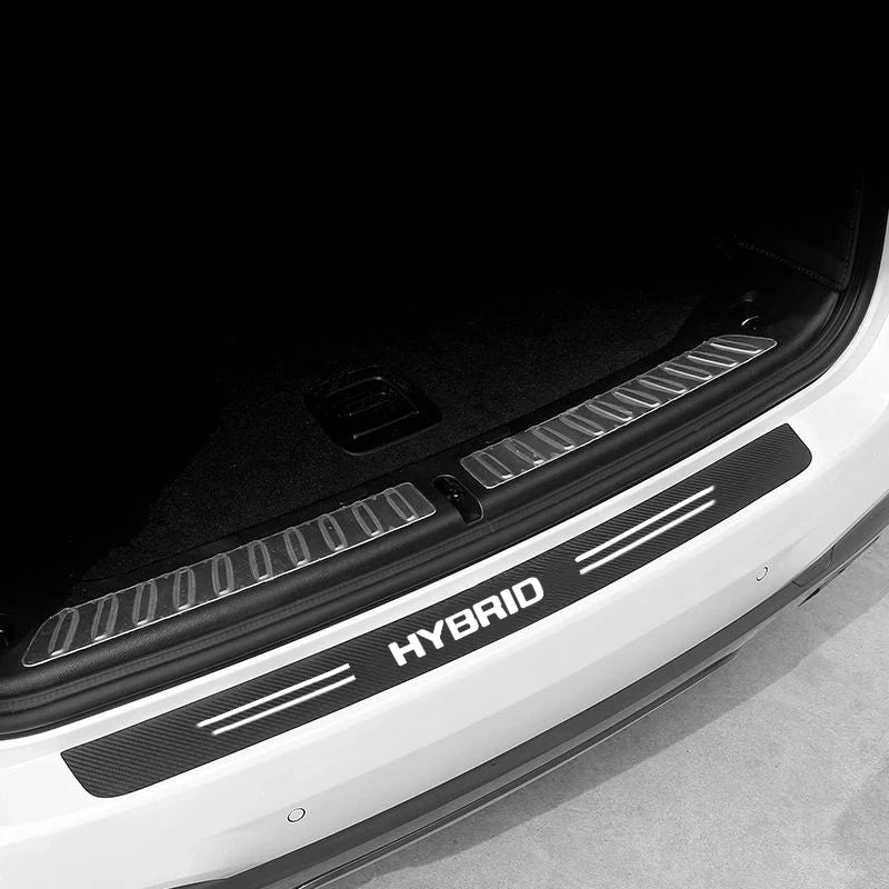 60X7CM Carbon Fiber Car Door Threshold Protective Sticker for Hybrid Synergy Drive Toyota Prius Camry Rav4 yaris Crown Auris for
