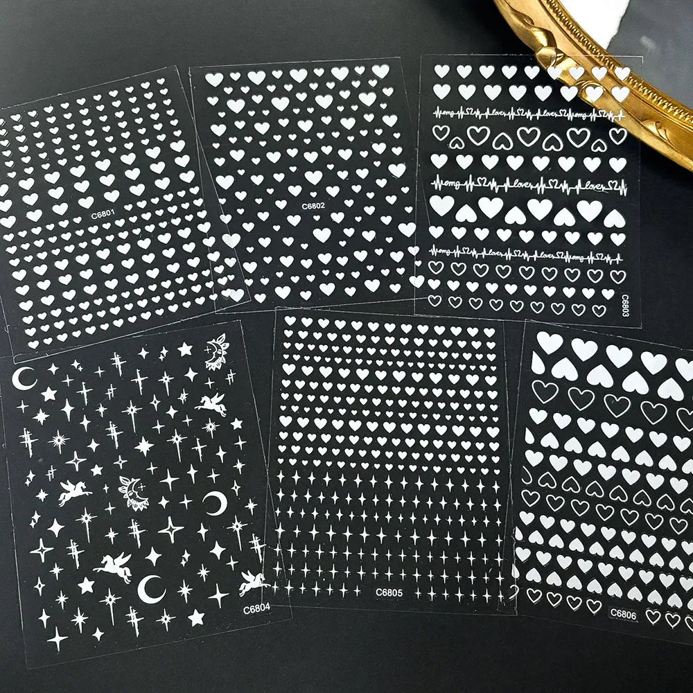 12sheets Laser Sliver Snowflakes/snowballs 3D Christmas Nail Art Decals Dreame Laser Santa Claus Snowman Nail Stickers Charms﻿