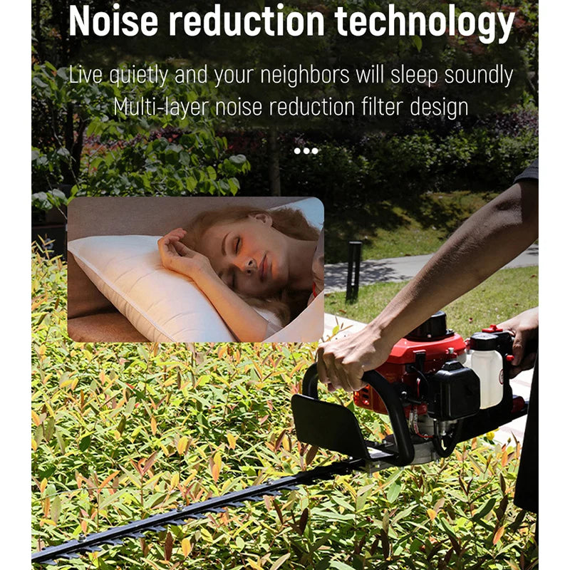 Gas-Powered 2-Stroke Hedge Trimmer for Pruning & Trimming
