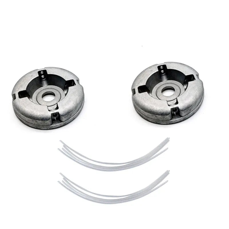 Universal Aluminum Alloy Lawn Mower Head and Replacement -Feed Nylon/String Compatibility Gardening Tools Lawn Mowers