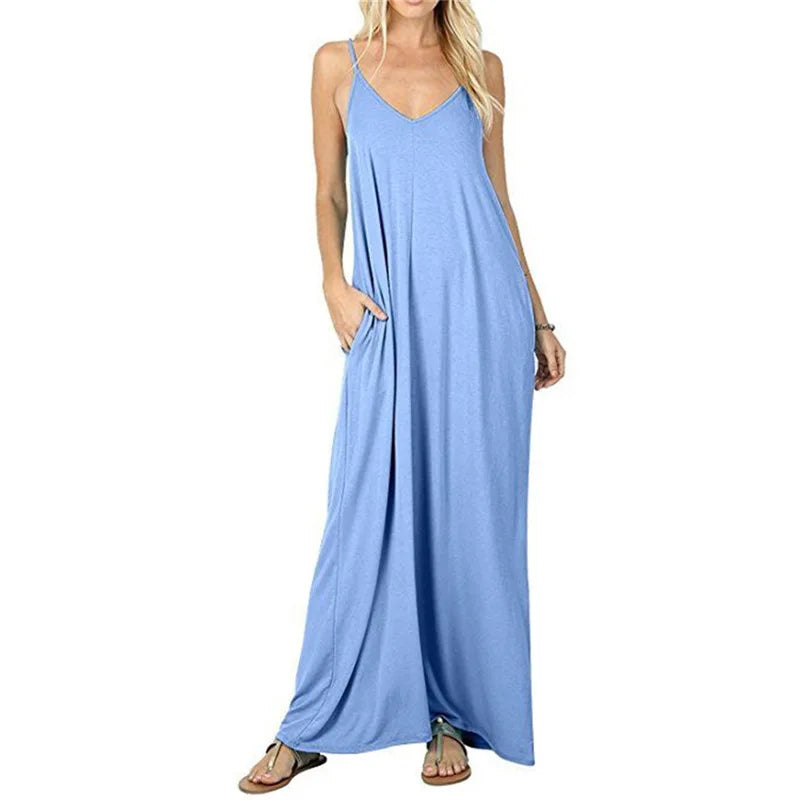 The 2026's new summer couture line is a plain, baggy dress, tank top dress, sexy sling dress