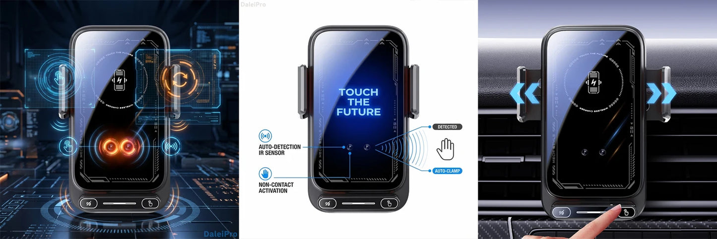 Magnetic Phone Mount with Wireless Charging for Ford F-150 Raptor 2019–2020