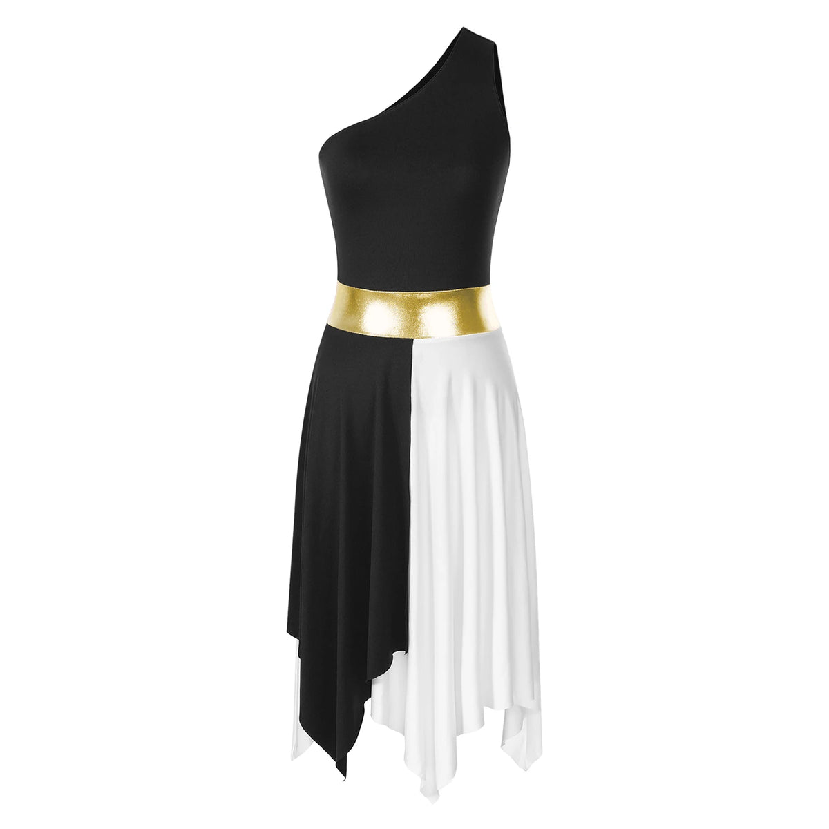 Women's praise dance long dress with split