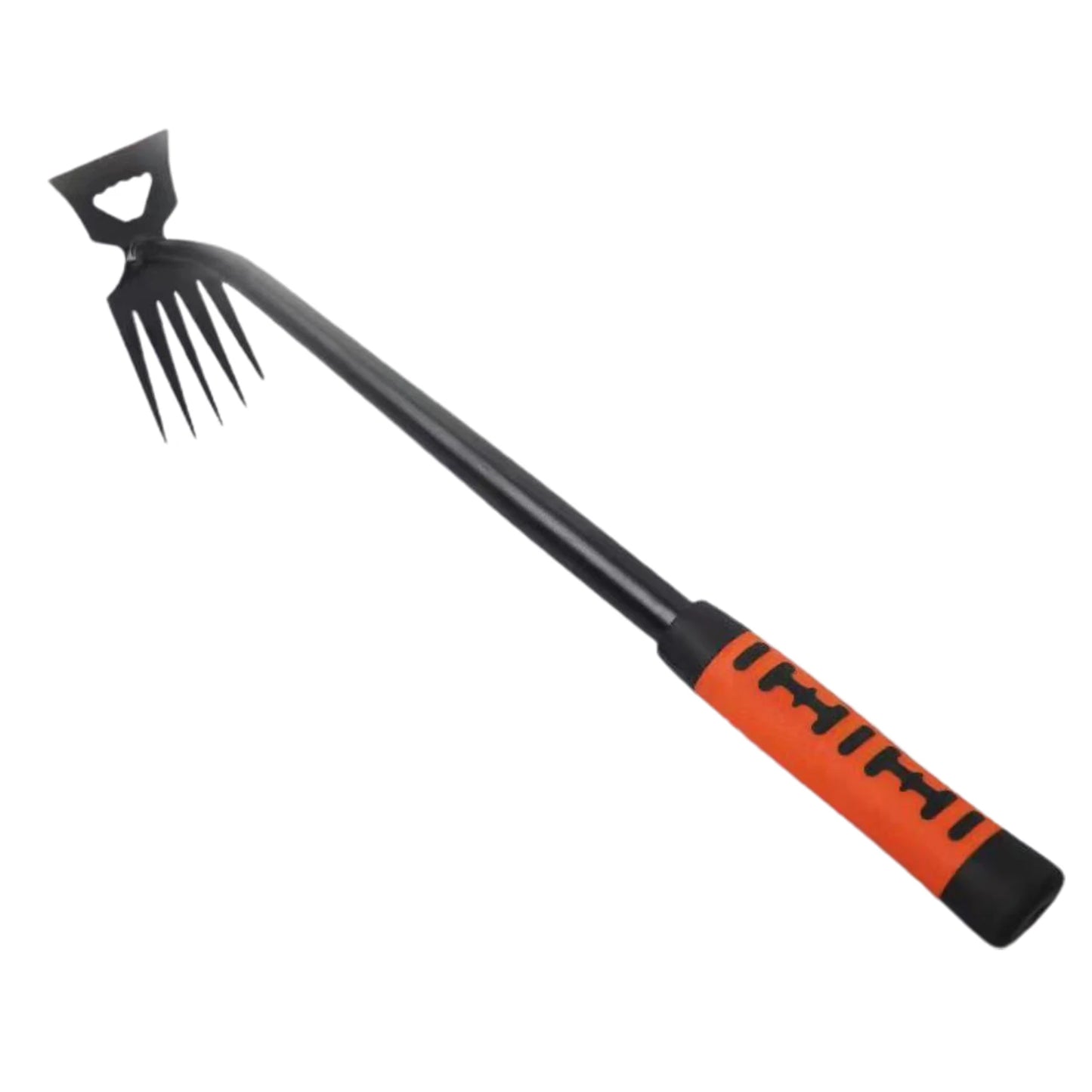 5/6/8/11 Teeth Carbon Steel Garden Hand Rake,2 In 1 Agricultural Manual Weeding Tools for Yard,Multifunction Gardening Hoe Rake