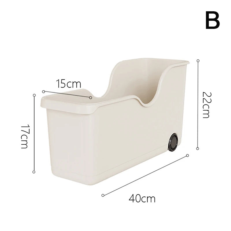 Slim Rolling Storage Box - Seasoning Bottle and Sundries Organizer - photo 8