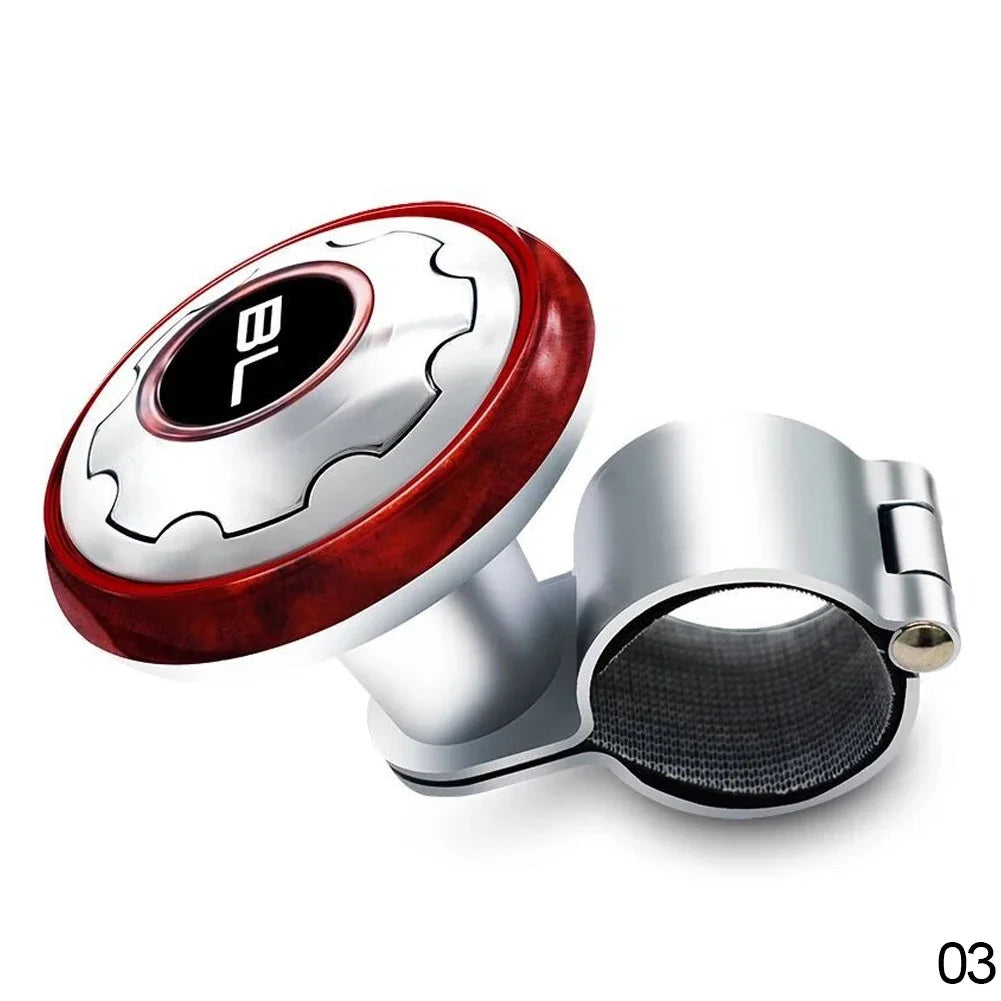 Car Steering Wheel Auto Truck Power Spinner Booster Aid Knob Ball Handle Clamp Car Accessories Professional Supplies Universal