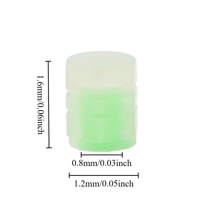 10pcs Luminous Valve Cap for Electric Vehicles, Motorcycles, Bicycles, Trucks, Tires, Luminous Valve Core Covers