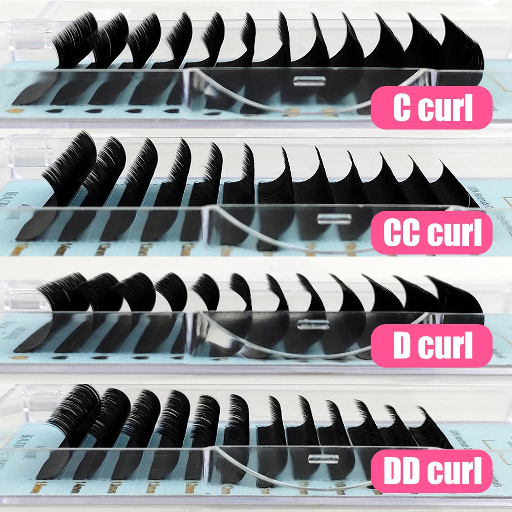 Abonnie Cashmere Lashes Classic Eyelash Extensions Russian Volume Matte Black Eyelashes