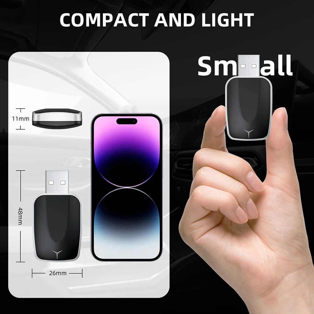 NEW 2 In 1 Wireless Carplay AI Box Android Auto Plug And Play Applicable To Convert Original Car Wired Carplay To Wireless