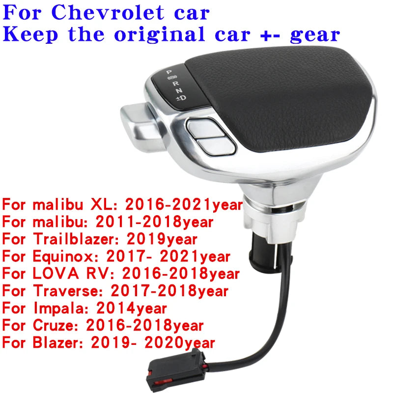 Car Accessories Gear Handle for Chevrolet Malibu Equinox Trailblazer Sonic Cruiser Cruze Aveo Traverse Colorado Gear Shift Knob
