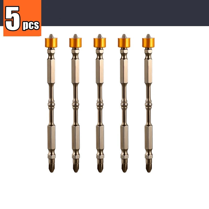 PH2 Hardness 65/110mm Screwdriver Bit Double Cross Head Hexagonal Handle Electric Screwdriver with Magnetic Ring Screwdriver Set