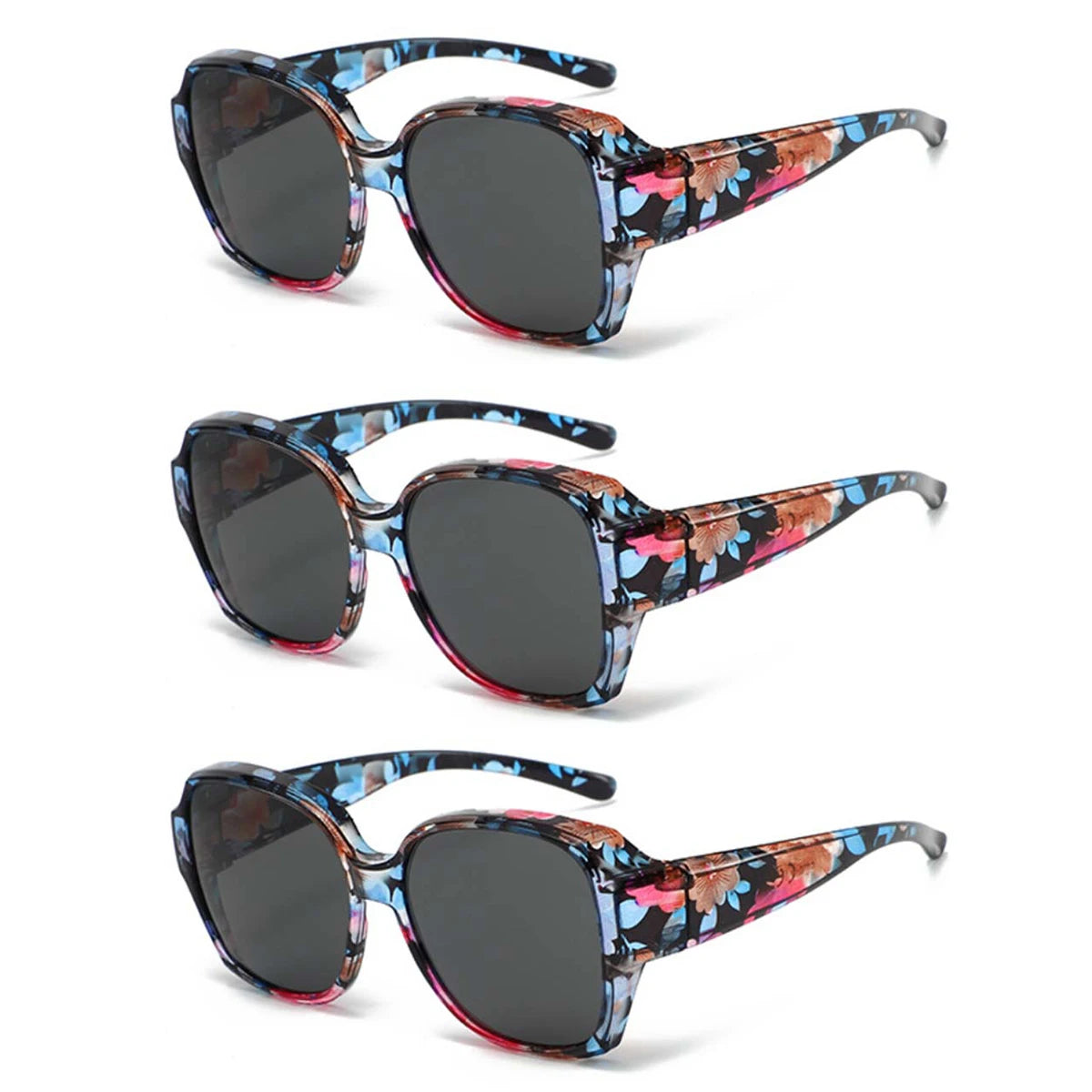 Fit-Over Sunglasses — Wrap-Around UV400 for Prescription Glasses