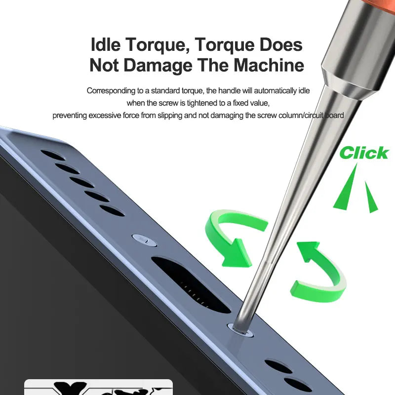 RELIFE RL-726A 3D Torque Screwdriver Anti-slip Prevent Over-force Slippage for Mobile Phone and Tablet Computer Repair Tools
