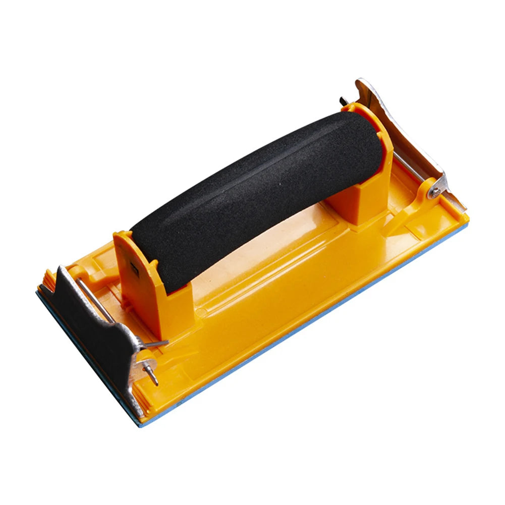 1pc Sandpaper Holder Grinding Polishing Tool hand sander Woodworking Abrasive Tool Wall Sand Board Wi/ Metal Clip for wood metat