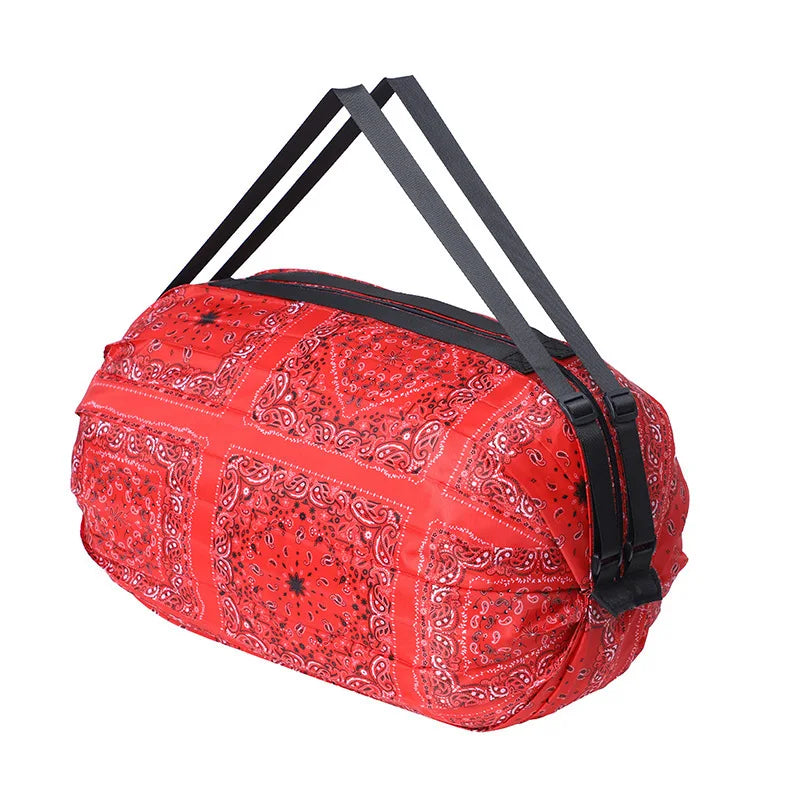 New Foldable Storage Bag Portable Travel Camouflage Handbags Large Capacity With Handle Japen Shopping Bag