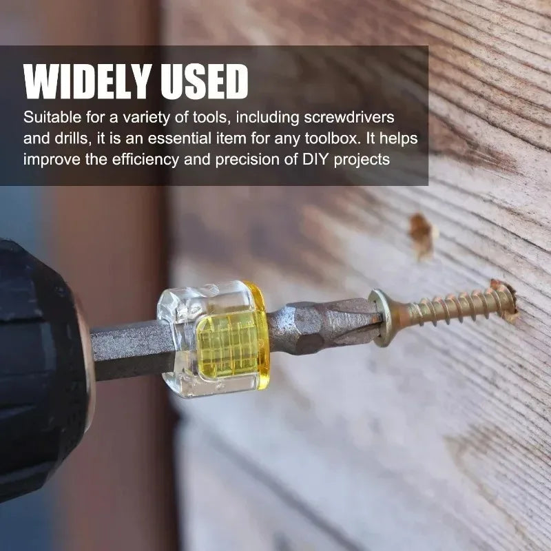 10/1PCS Screwdriver Bit Powerful Magnetizer Universal 1/4" Hex Drill Magnetic Ring Screw Holder Magnetic Coil Repair Hand Tools