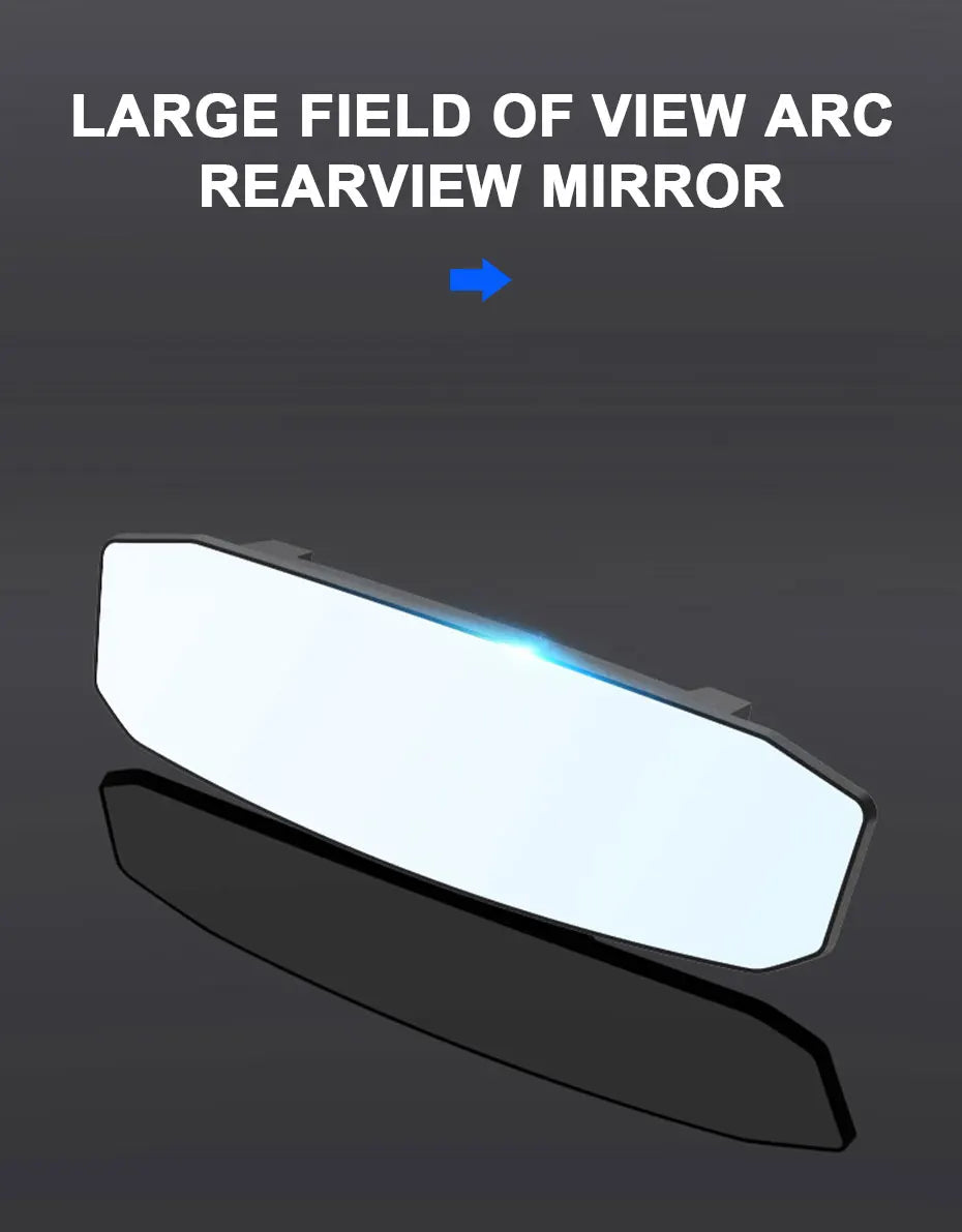 SEAMETAL Car Baby Mirrors Interior Rear View Mirror Wide Angle Convex Rearview Mirror Anti Glare Large Vision Auxiliary Monitor