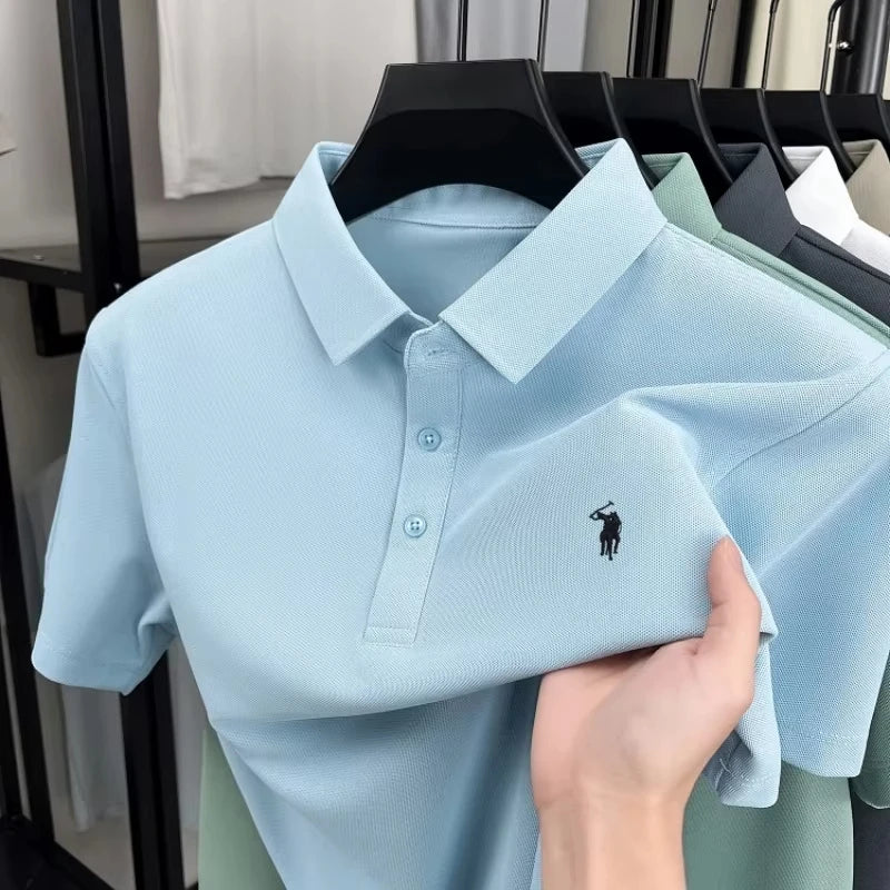 Men's Quick-Dry Polo Shirt — Breathable Summer Business Casual