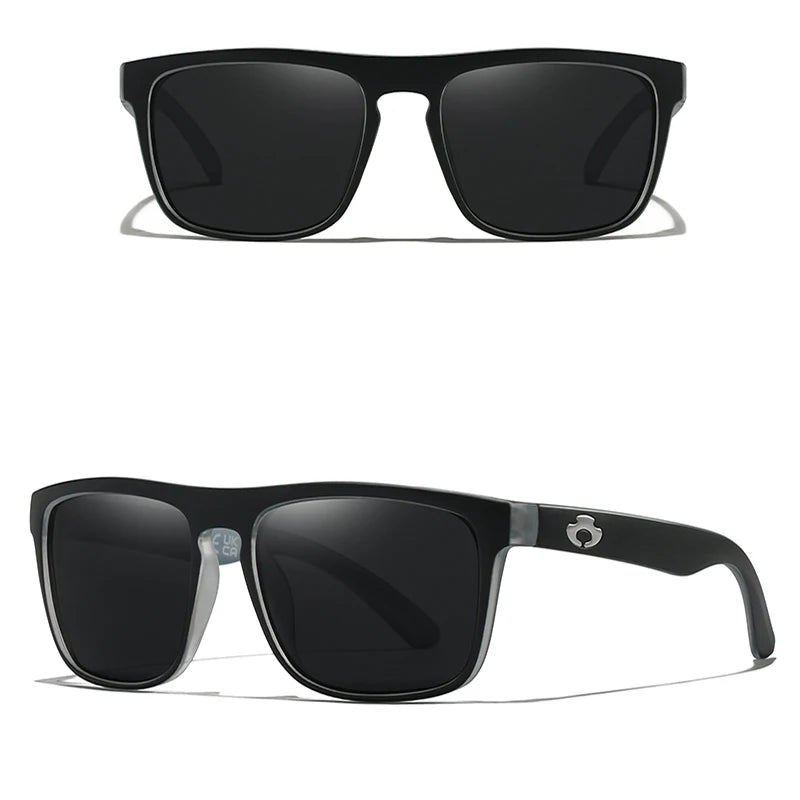 BLUE OTTER Polarized Square Sunglasses — Anti-Glare Unisex