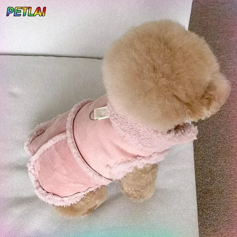 Cozy Dog Vest Jacket — Soft Autumn/Winter Coat for Small & Medium Dogs