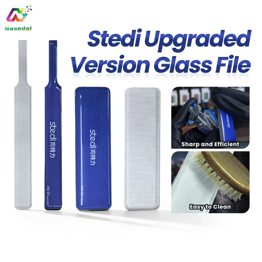 Stedi 2.0 Upgraded Glass File Precision Washable File for Gundam Model DIY Nub Mirror Polishing Small Flat Surface Sanding Tool