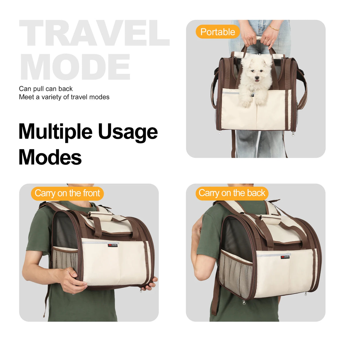 Large Dog Carrier Backpack - Holds up to 9 kg, Hiking & Camping – photo 4