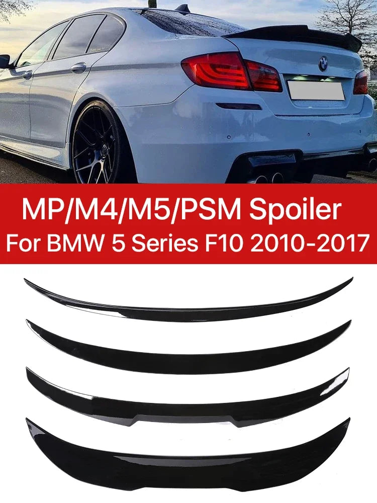 Rear Bumper Trunk Spoiler Lip Roof Carbon Boot Spoiler Wing M5 MP M4 PSM For BMW 5 Series F10 2026-2026 Car Accessories