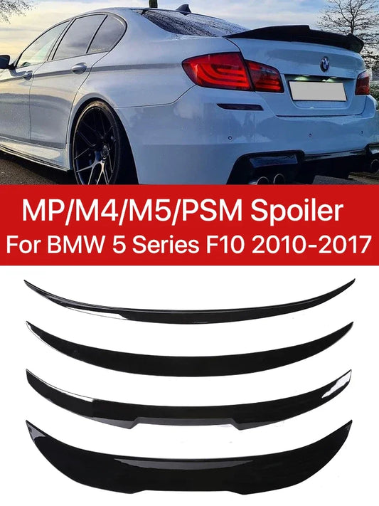 Rear Bumper Trunk Spoiler Lip Roof Carbon Boot Spoiler Wing M5 MP M4 PSM For BMW 5 Series F10 2026-2026 Car Accessories