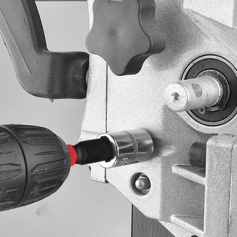 Impact Socket Adapter 1/4" 3/8" 1/2" Square Socket Driver Extension Bit Power Tools Hex Shank Impact Driver Socket Adapter