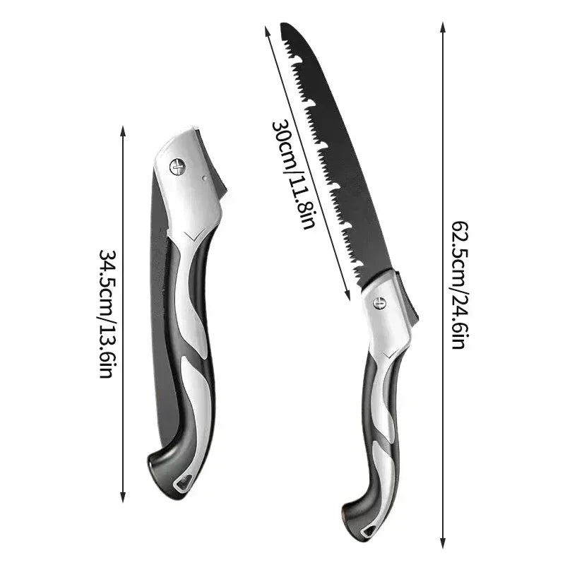 Multifunctional Folding Hand Saw – Portable Outdoor Logging & Tree Pruning Saw, Sharp & Durable