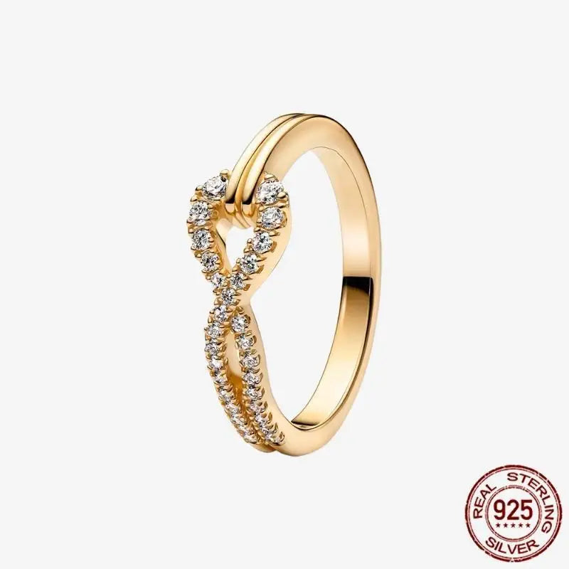 925 Sterling Silver Open Ring Style CZ Paved Heart Butterfly Flower Colorful Gemstone Ring For Women Daily Wear Jewelry Gift