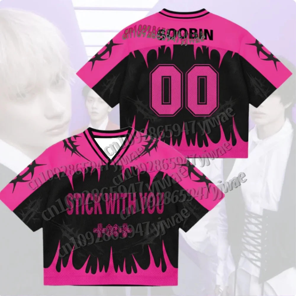 new in Summer Men's&Women's Album TXT Jersey Thorn Tree Stick With You Fans Gift Plus Size Fashion Street Top Casual T-shirt