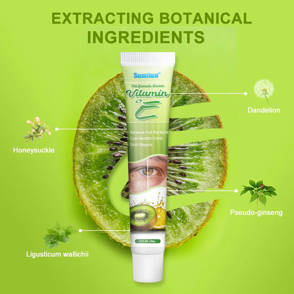 Fat Granules Remover Eye Cream Effective Remove Fat Granules Puffiness Anti-Particles Milia Remover Product Repair Eye Skin Care