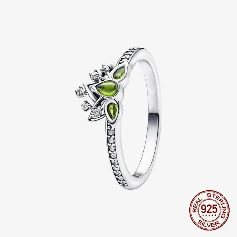 925 Sterling Silver Open Ring Style CZ Paved Heart Butterfly Flower Colorful Gemstone Ring For Women Daily Wear Jewelry Gift