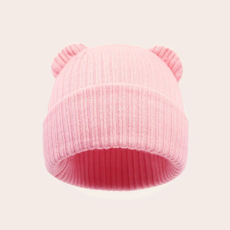 Baby Knitted Beanie 0-2 Years - Soft Solid Color Winter Hat - photo 7