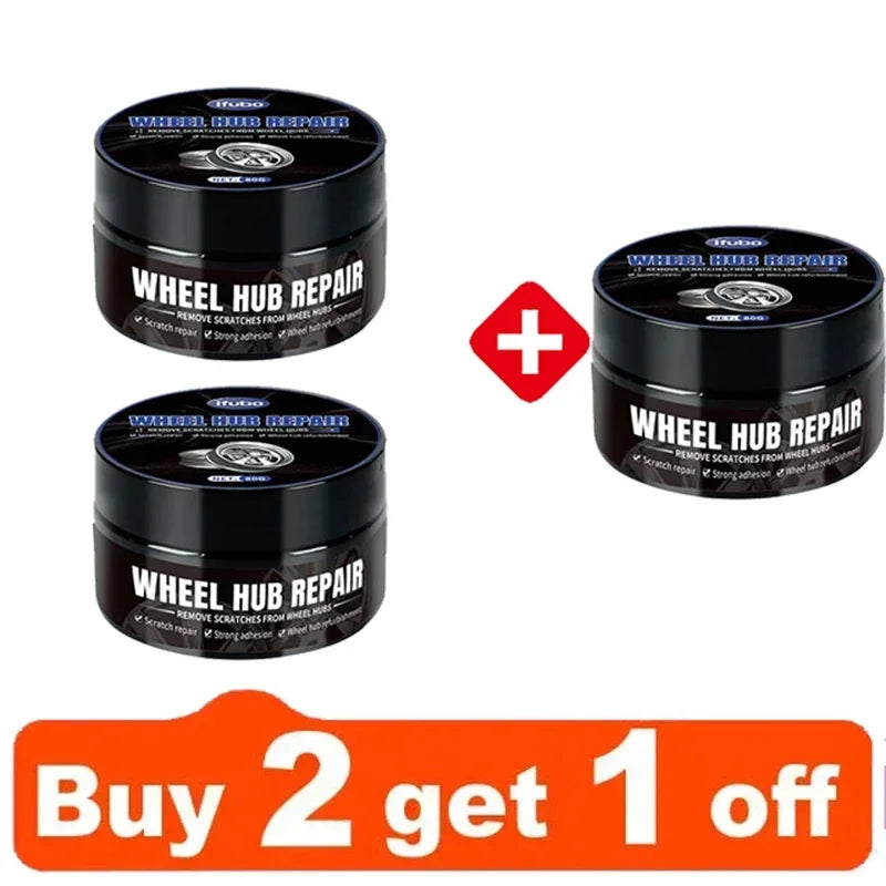 Wheel hub Scratch Repair wax - Automobile tire detail repair and deep conditioning, no residue