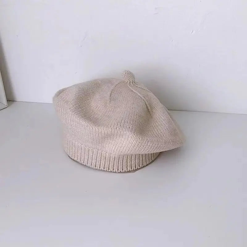 Knit Baby Beret - French Style Toddler Winter Hat - photo 15
