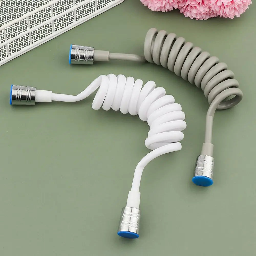 Flexible Anti-wrap Telephone Line Style Bath Sprayer Connect Pipe Spring Shower Hose Toilet Bidet Water Plumbing