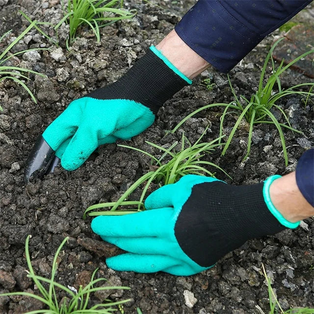 8Pcs Hand Claws Gardening Digging Claws - Waterproof ABS Plastic Work Gloves Durable Doting Plant Propagation Outdoor Tools