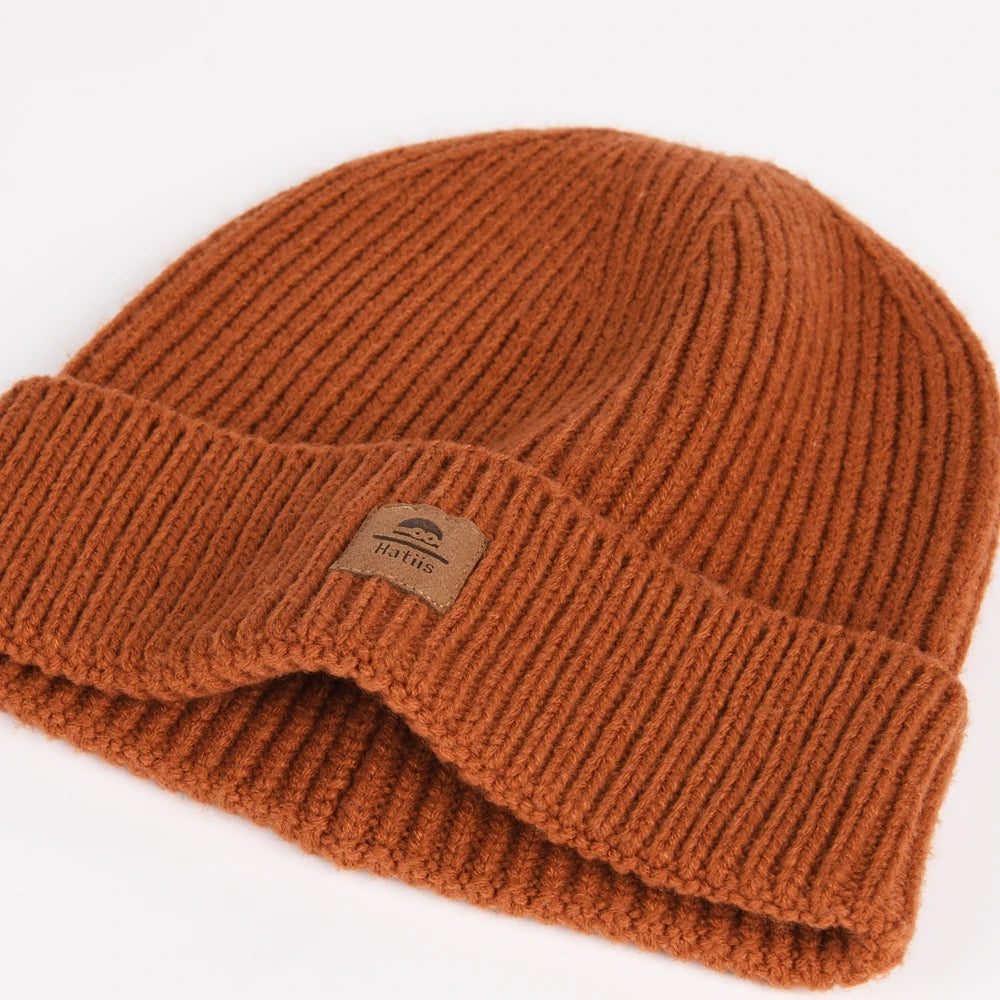 Women's Fold-Over Cuff Knit Beanie - Soft Solid Winter Hat - photo 6