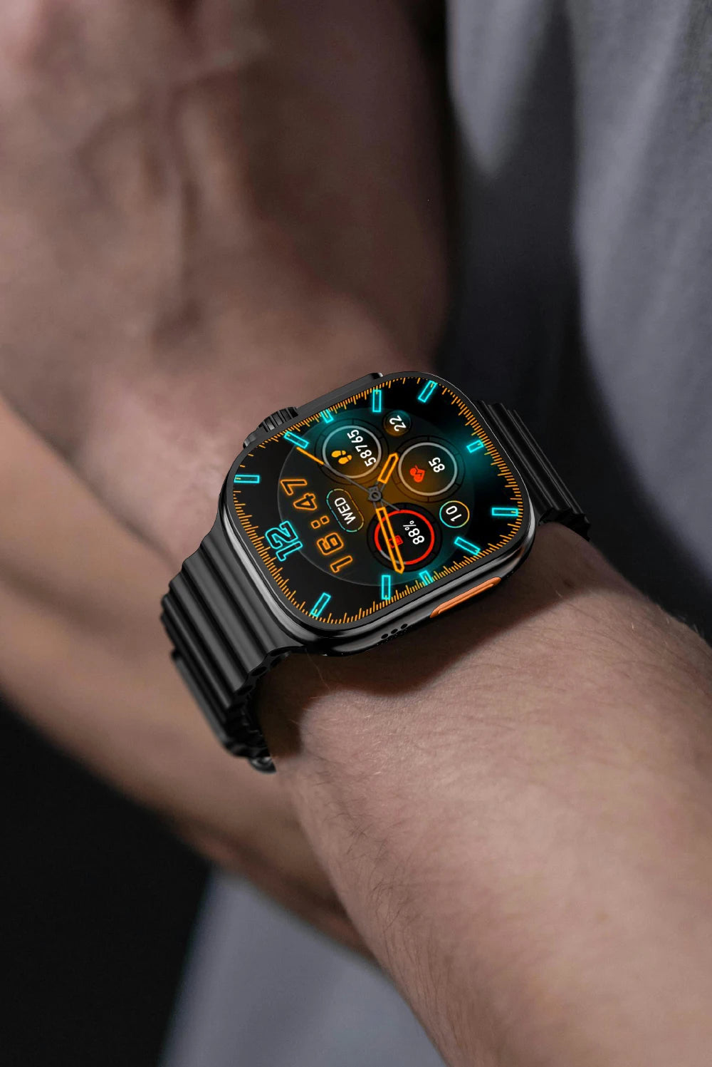 S10 Ultra 3 Smartwatch — 2.29" Curved Display, GPS, WiFi & SIM Support
