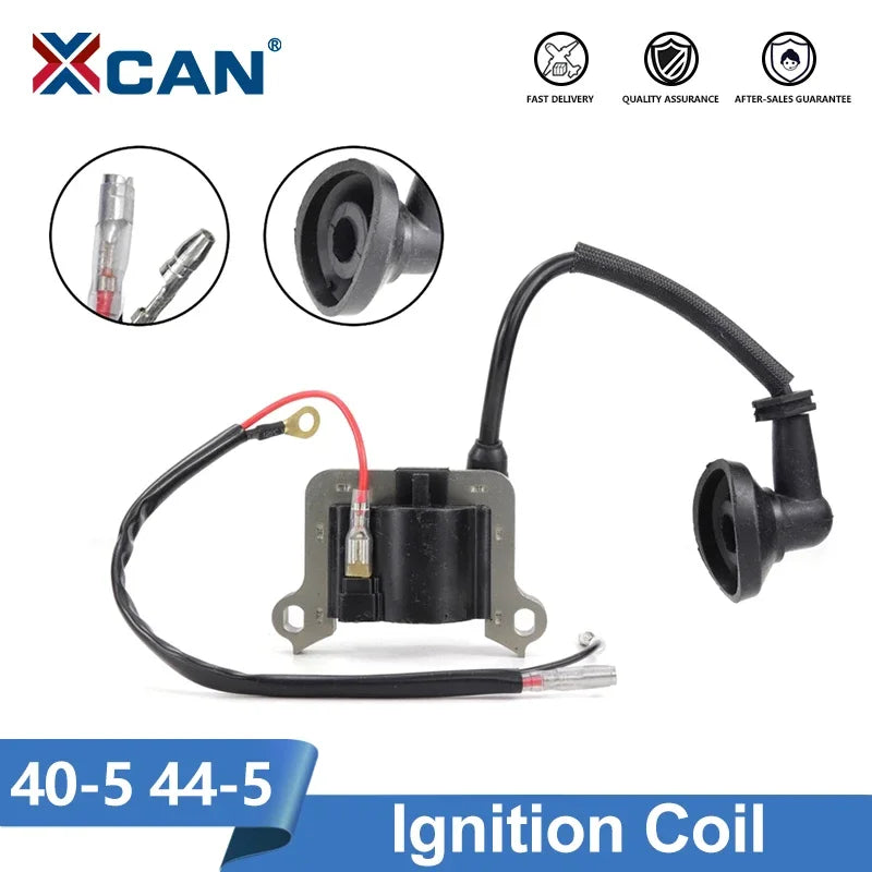 XCAN 1pc Ignition Coil 62mm Brushcutter Coil for 43CC 52CC 40-5 44-5 Brush Cutter Grass Trimmer Lawn Mower Garden Power Tool