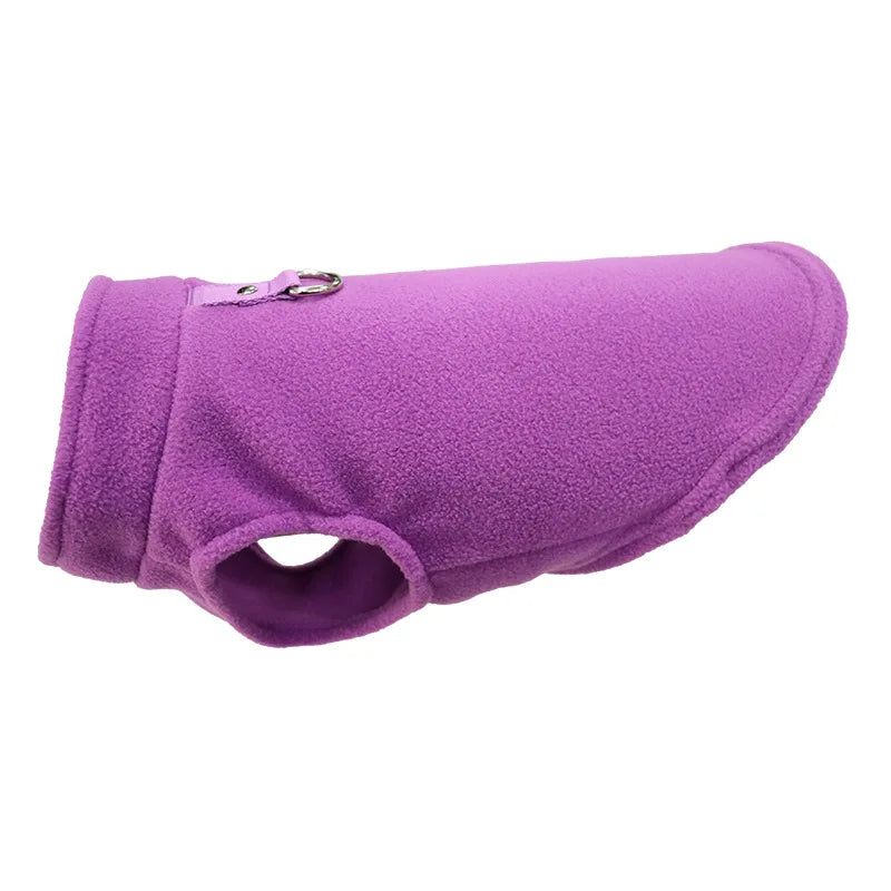 Fleece Dog Vest Jacket with D-Ring - Warm Coat for Small Dogs - photo 10